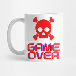 Game Over Fun Gamer Apparel Mug